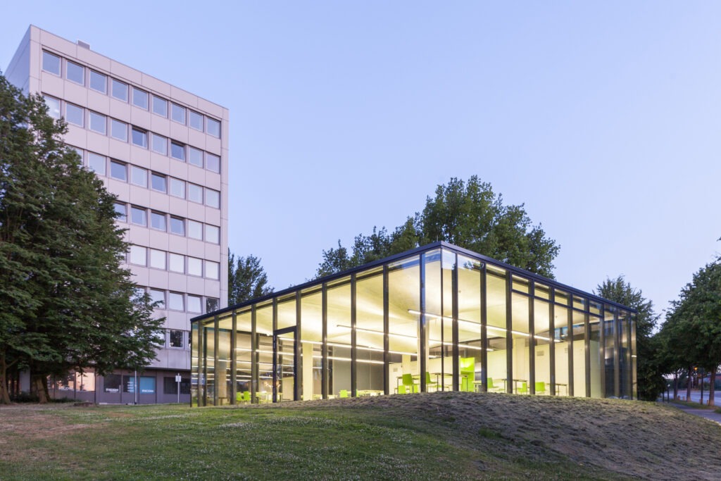 Textilpavillon Campus Hörn der RWTH Aachen